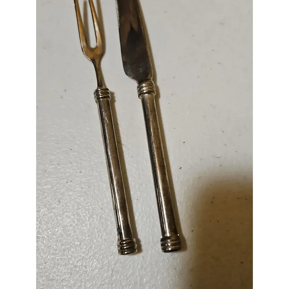Vintage Pair Of Cheese Knives Utensils Kitchen Flatware